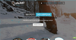 Desktop Screenshot of ideart.si