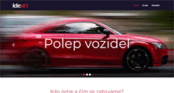 Desktop Screenshot of ideart.cz