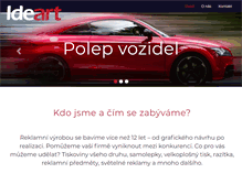 Tablet Screenshot of ideart.cz